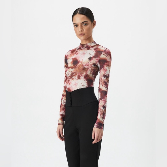 Bardot Lea Mesh Top In Tie Dye - XS - Picture 13 of 13